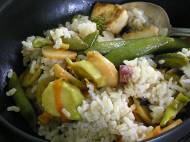 Leftover stir fry